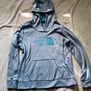 Northface blue sweat shirt size large